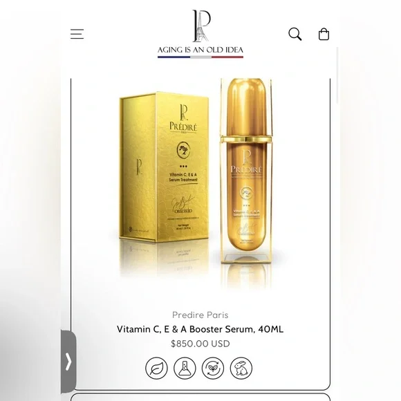 Predire Multi-Vitamin C, E & A Boosting Serum ~ Retails $850